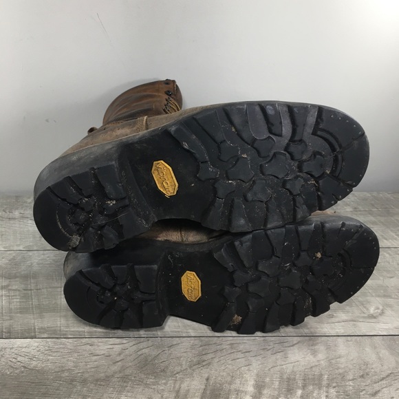 Red Wing Shoes #4420 LoggerMax Steel Toe Waterproof Leather Work Men’s Boots 11 - Picture 8 of 11